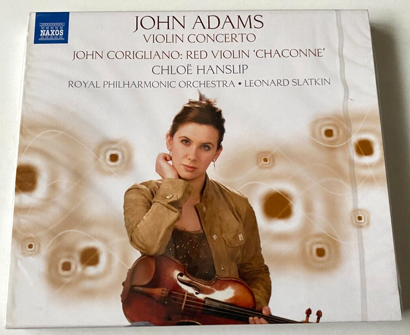 John Adams, Chloe Hanslip - Violin Concerto Sealed CD Album 2006 Leonard Slatkin