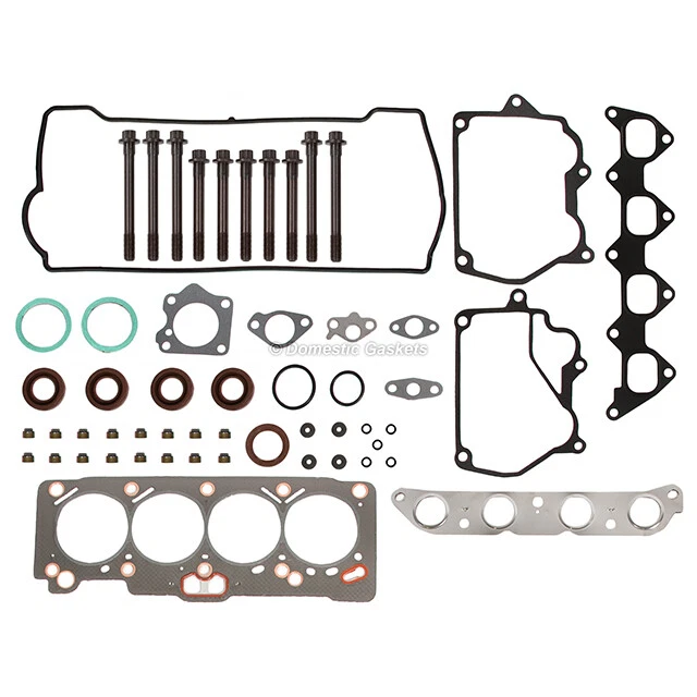 Se adapta a 93-97 Geo Prizm Toyota Corolla 1.6L Juego de juntas de culata pernos 4AFE Foto 2 de 4