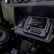 LEDPowered Bluetooth AM/FM Gauge Mount Radio with LED Color Display by MB Quart