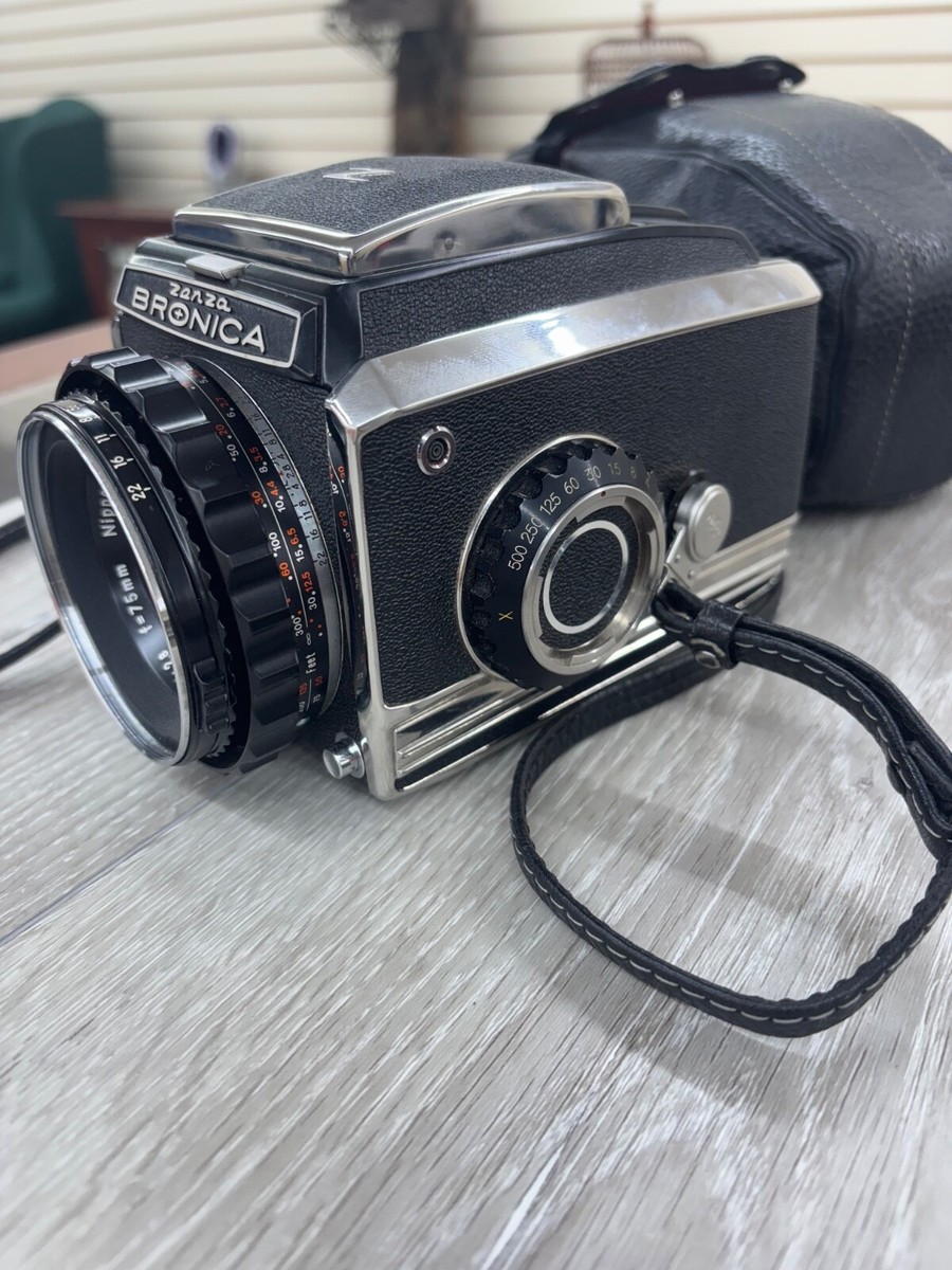 Zenza Bronica Model C Camera Nikkor-P 75mm F/2.8 Lens | eBay