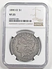 1890-CC Morgan Dollar : NGC VF25