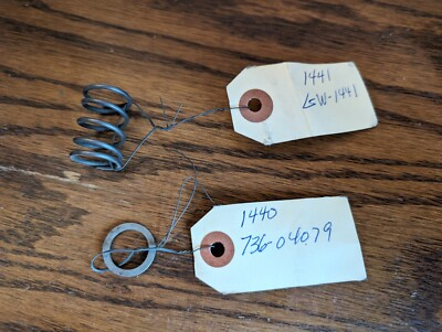 #ad #ad Troy Bilt Spring 1441 GW 1441 and Flat Washer 1440 736 04079 NOS Free Ship $11.95