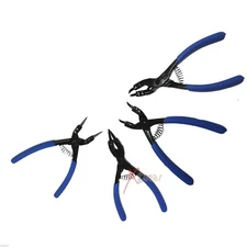 NEW 4Pc Heavy Duty 7" Circlip Plier Snap Ring Plier Kit 