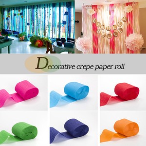 3 Roll Crepe Paper Streamer Wedding Birthday Party Supplies Home