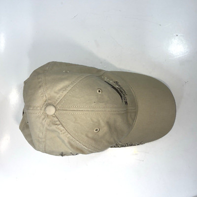 Silver Eagle Division Fitted Baseball Hat Cap One Size w/ Embroidered Deer Tan