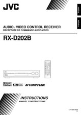JVC RX-D202B Receiver Owners Instruction Manual Reprint
