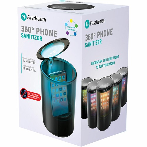 360 Degree Phone Sanitizer Fits Smartphones up to 6.5"