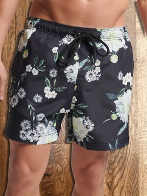 Superdry Men's Hawaiian Recycled Swim Shorts Swimwear (S