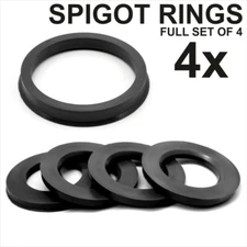 4x Spigot Rings Big Hub Centric Ring FULL SET OF FOUR size to choose from 80+ mm