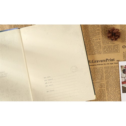 Retro Vintage Hardcover Journal Notizbuch liniert Papier Schreiben Tagebuch Planer - Bild 11 von 16
