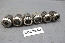 TECHNIKS ER40 STANDARD COLLETS LOT OF 6 LOC3640