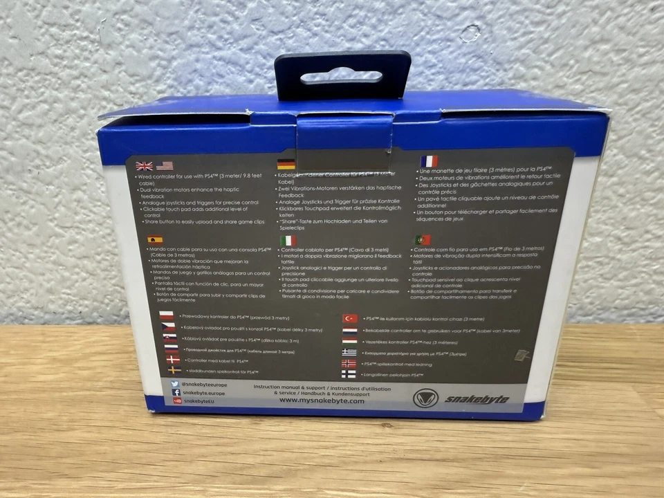 Snakebyte Game: Pad 4 SB910173 - Gray Wired Controller for PlayStation 4 - Image 3 of 4