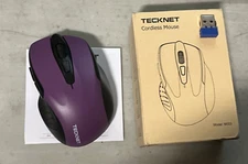 Tecknet Cordless Optical Mouse MODEL M003 - PURPLE