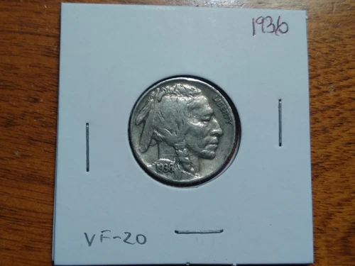 1936 Buffalo Nickel (VF)