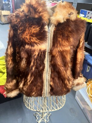 VIA VENETO  Woman s LAMBSKIN GENUINE SHEARLING Jacket Size M