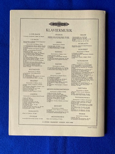 Klavier Solo Noten SONATINEN ALBUM I Köhler & Ruthardt •Edition Peters, Germany - Bild 2 von 20