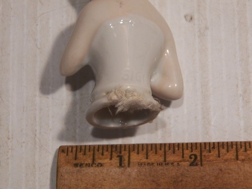 Vintage Porcelain Lady Bust Pin Cushion Figure - Picture 3 of 3
