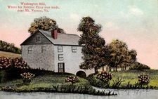 Washington Mill Near Mount Vernon Virginia Postcard