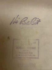 QRS Player Piano Word Roll 10-297 Zorba Theme Life Is By Hi Babit