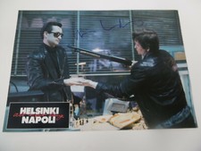 Wim Wenders Autogramm signed A4 Kinoaushangbild "Helsinki Napoli - All Night.."