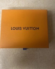 Luis Vuitton Brown Leather Belt Gold Buckle