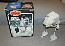 VINTAGE Star Wars Empire Strikes Back SCOUT WALKER W  BOX AT-ST Kenner USED