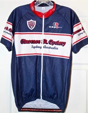 Capo Forma Cycling Jersey, Large, Clarence St. Cyclery, Sydney Australia, Nice!