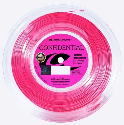 Solinco Confidential Soft 16L Gauge 1.25mm 656' 200m Tennis String Reel