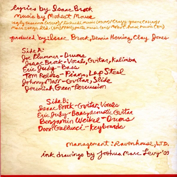 Modest Mouse - Satellite Skin (7", Single, Ltd, Num, Ora) (Near Mint (NM or M-)) - Image 3 of 4