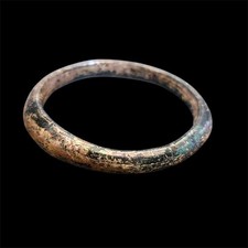 Antique Roman Iridescent Glass Bracelet 1st-3rd Century COA Included
