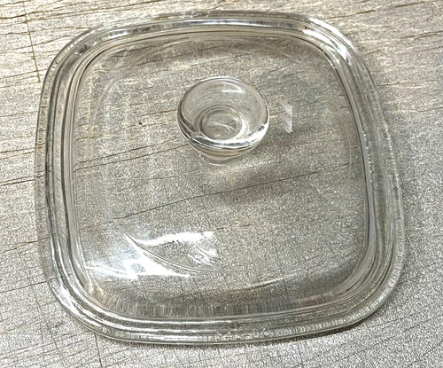 Petite Pan Pyrex Glass Lid P-41-GC for Corning Ware P-41-B & P-43-B Casseroles