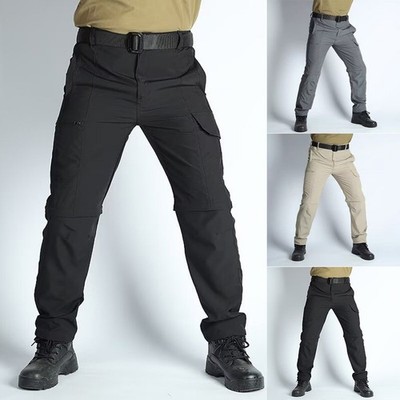 Zip-Off Cargohose abnehmbare Hose schnelltrocknend volle Länge vier Jahreszeiten