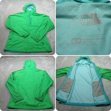 The North Face Jacket Womens Medium Green Lightweight Waterproof Packable READ