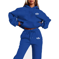 Women  s 2 Piece Tracksuit Hoodie  Jogger Pants Set Casual Sportswear