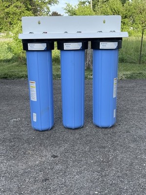 Three Stage Filtration System (filters Not Included) Water Treatment Solution