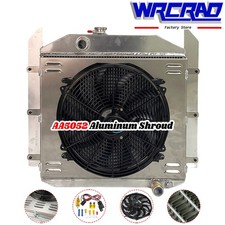 Aluminum Radiatorshroud16fanrelay For 1949-1952 50 Studebaker Pickup Trucks