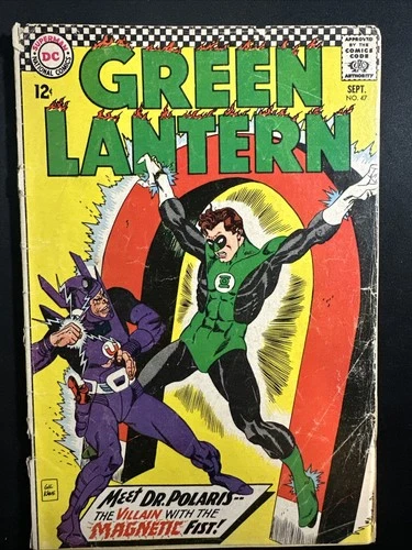 GREEN LANTERN #47 1966 Vintage Silver Age DC Comics 1st Print Fair *A12