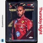 2025 TOPPS CHROME FORMULA 1 LEWIS HAMILTON F1 75 ANNIVERSARY SUPERFRACTOR 1/1
