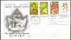 Canada  #538a    "MAPLE LEAVES"   Fine Used  1971 Rose Craft Cover