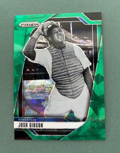 Josh Gibson [Green Ice Prizm] #144 2025 Panini Prizm card