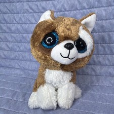 Ty Beanie Boos Dexter Dog 6” Chihuahua Plush Blue Glitter Eyes