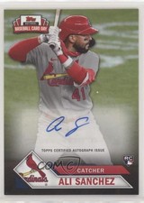 2021 Topps National Baseball Card Day Auto 115/600 Ali Sanchez #AC-AS Auto s7f