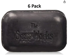 Soap Works Coal Tar Bar Soap, 6-Count