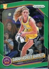 2025 Panini Prizm WNBA Sarah Ashlee Barker Green Prizms Los Angeles Sparks #31