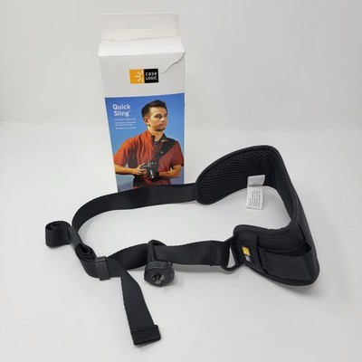 New! Case Logic DCS-101 DSLR Quick Sling Cross Body Camera Sling - Black