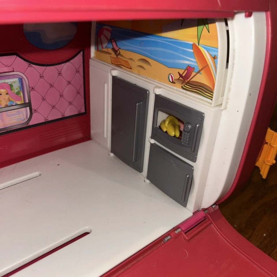 Кукла Barbie гламурный розовый самолет для отпуска 2009 SOUND WORKS недостающие детали - Изображение 3 из 4