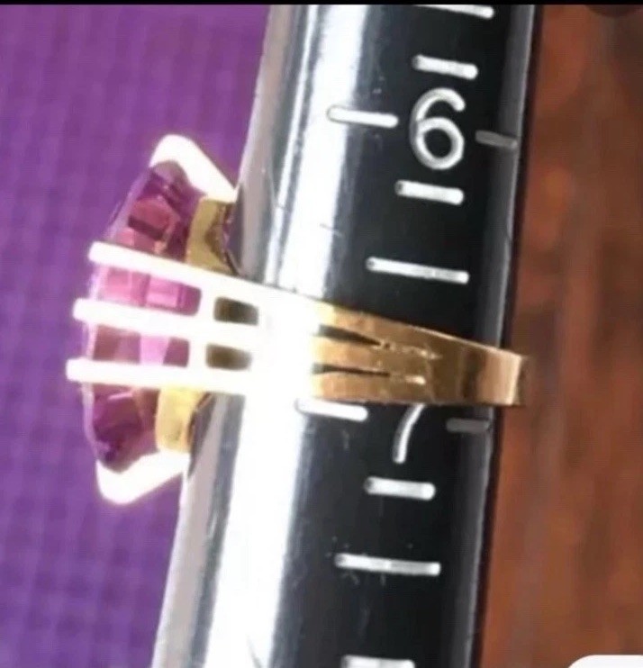 18K SOLID GOLD RING - image 4