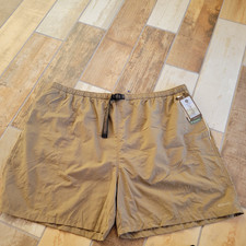 NWT Columbia Men's Belted Swim Shorts Sz.3XB Lined Tan NEW
