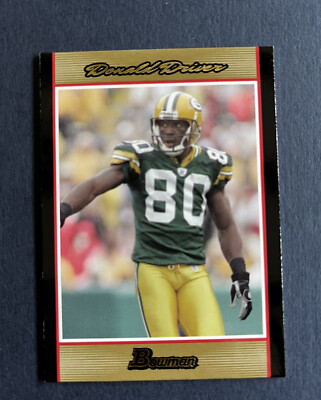 2007 Bowman Gold Donald Driver #69 Packers | eBay