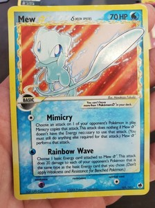 Pokemon Mew Gold Star 101/101 EX Dragon Frontiers Holo Played PL | eBay